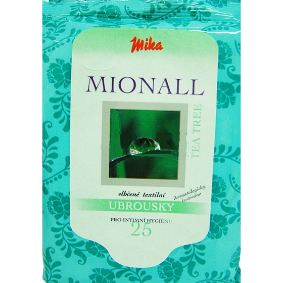 Mika Mionall Tea Tree wet wipes for intimate hygiene 25 pieces