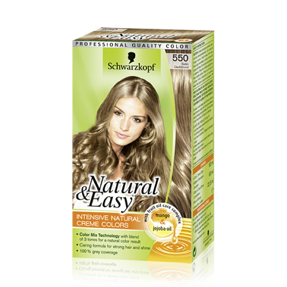 Schwarzkopf Natural & Easy hair color 550 Dark fawn satin