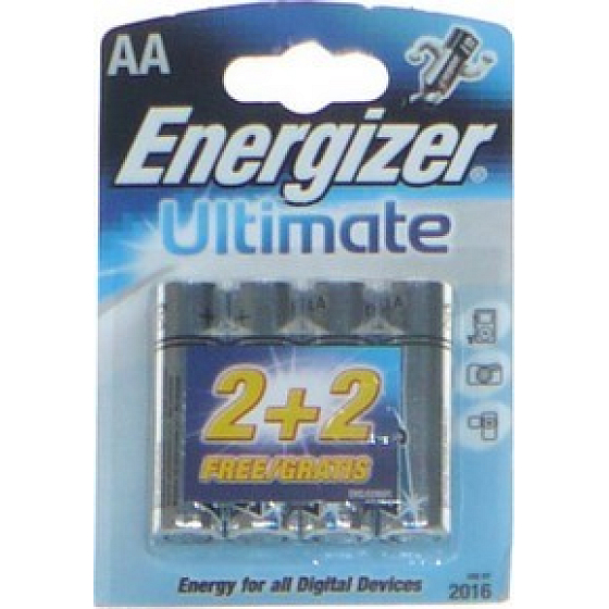Energizer AA LR6 1.5V Ultimate batteries 2 + 2 pieces