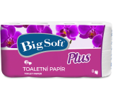 Big Soft Plus White Toilet Paper 160 pieces 2 ply 8 pieces