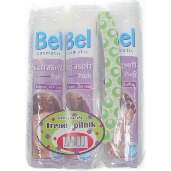 Bel Cosmetic Cosmetic tampons 3 x 70 pieces + nail file