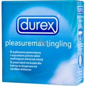 Durex Pleasuremax Tingling Condom with Serrated and Bosses nominal width: 56mm 3 pieces