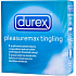 Durex Pleasuremax Tingling Condom with Serrated and Bosses nominal width: 56mm 3 pieces