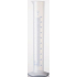 Plastic graduated cylinder with a 1000 ml measuring scale