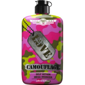 Power Tan Love Camouflage Body Lotion for tanning in solarium 235 ml