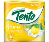 This Fresh Aroma Sunny Lemon Eau de Parfum Toilet Paper 2 Layer 156 Scraps 4 Pieces