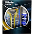 Gillette Mach3 shaver + spare head 1 piece + shaving gel 75 ml, cosmetic set, for men