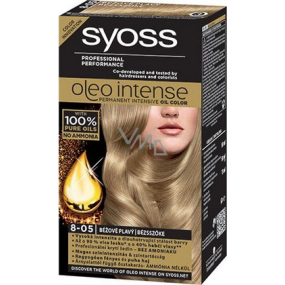 Syoss Oleo Intense Color Ammonia Free Hair Color 8-05 Beige Fawn
