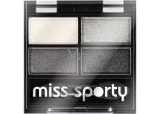 Miss Sports Studio Color Quattro Eyeshadow 404 Real Smoky / Smoky Black 3.2 g
