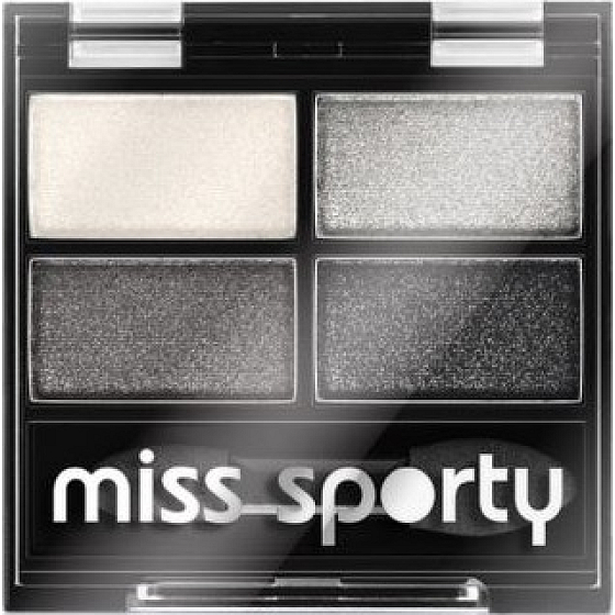 Miss Sporty Studio Colour Quattro Eyeshadow 404 Real Smoky/Smoky Black 3.2 g