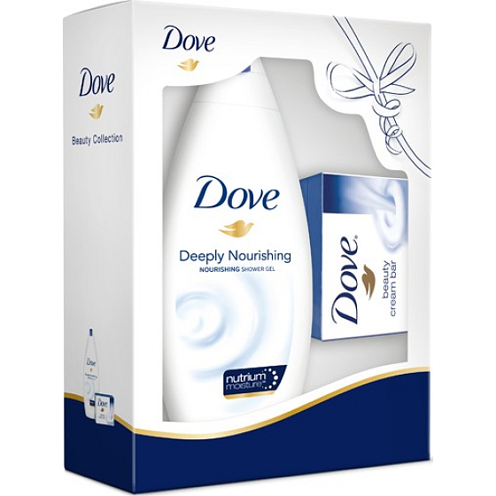 Dove Original Shower Gel 250 ml + toilet soap 100 g, cosmetic set