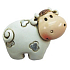 Magnet cream matte Cow