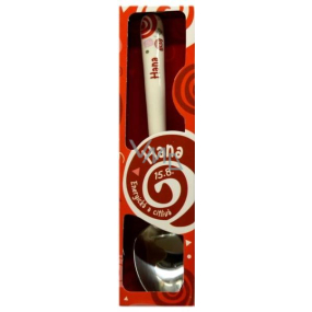 Nekupto Twister Spoon named Hana red 16 cm