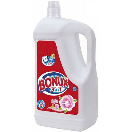 Bonux Rose 3 in 1 liquid washing gel 85 doses 5.525 l