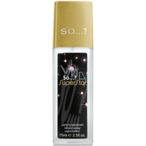 SO…? SuperStar perfumed deodorant glass for women 75 ml