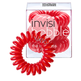 Invisibobble Raspberry Red Set Hairspray red spiral 3 pieces
