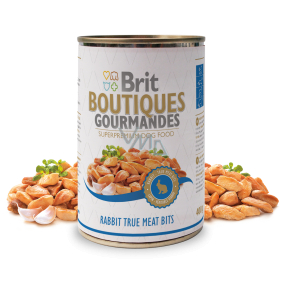 Brit Boutiques Gourmandes Rabbit meat in vegetable sauce 400 g