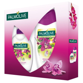 Palmolive Naturals Irresistible Softness Natural Orchid Shower Gel 250 ml + liquid soap dispenser 300 ml, cosmetic set