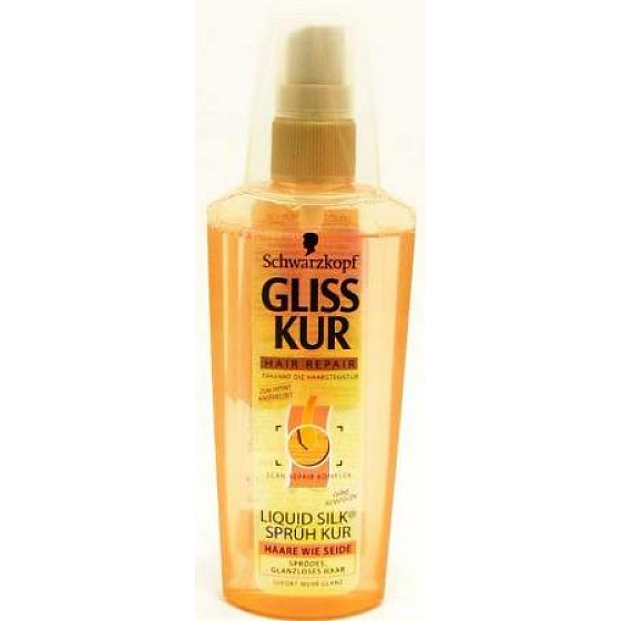 Gliss Kur Liquid Silk Gloss regenerating hair spray 150 ml