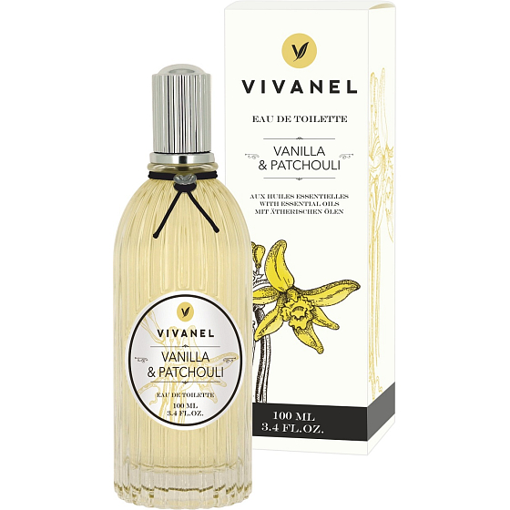 Vivian Gray Vivanel Vanilla & Patchouli luxury eau de toilette with essential oils for women 100 ml
