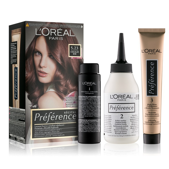 Loreal Paris Préférence hair color 5.23 chocolate pink