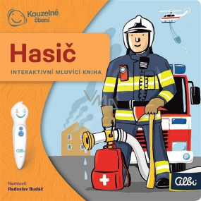 Albi Magic reading interactive mini-book Hasič, age 5+