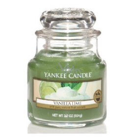 Yankee Candle Vanilla Lime - Vanilla with lime Classic scented candle small glass 104 g