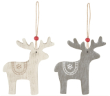 Wooden reindeer, for hanging 8 cm 1 piece