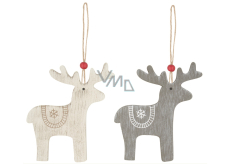 Wooden reindeer, for hanging 8 cm 1 piece