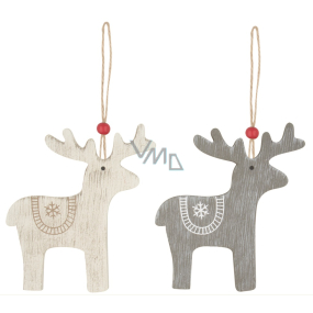 Wooden reindeer, for hanging 8 cm 1 piece