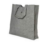 Albi Eco bag made of washable folding paper - gray 37 cm x 37 cm x 9.5 cm