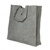 Albi Eco bag made of washable folding paper - gray 37 cm x 37 cm x 9.5 cm