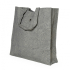 Albi Eco bag made from washable paper foldable - gray 37 cm x 37 cm x 9.5 cm