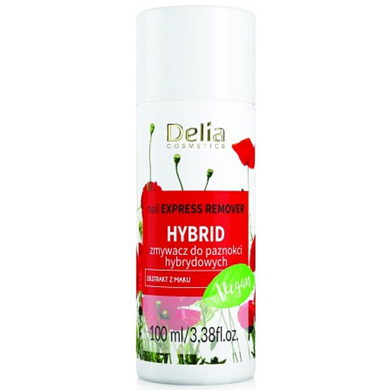 Delia Cosmetics Nail Polish Remover acetone-based remover for artificial nails 100 ml