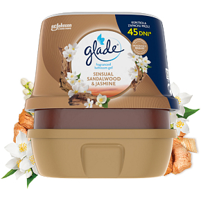 Glade Sensual Sandalwood & Jasmine fragrant gel for the bathroom 180 g