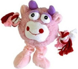 Tommi Plush Spook pink whistle toy for dogs 21 cm