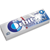 Wrigley's Orbit White Classic sugar-free chewing gum dragees 10 pieces 14 g