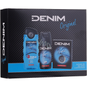 Denim Original aftershave 100 ml + deodorant spray 150 ml + shower gel 250 ml, cosmetic set for men