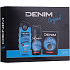 Denim Original aftershave 100 ml + deodorant spray 150 ml + shower gel 250 ml, cosmetic set for men