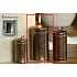 Lima Hearts candle cylinder brown in gift box 70 x 150 mm 1 piece