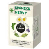 Leros Sleep and nerves herbal tea for calming nerves, relaxation and restful sleep 20 x 1.3 g
