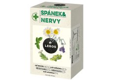 Leros Sleep and nerves herbal tea for calming nerves, relaxation and restful sleep 20 x 1.3 g