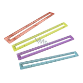 Y-Plus+ MID transparent ruler 30 cm 1 piece different colours