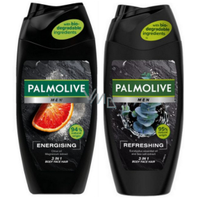 Palmolive Men Energising 3in1 shower gel for men 250 ml + Men Refreshing 3in1 shower gel for body, face and hair 250 ml, 18 pieces carton