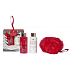 Grace Cole Christmas Candy & Vanilla shower gel 100 ml + body lotion 100 ml + bath sponge, cosmetic set for women