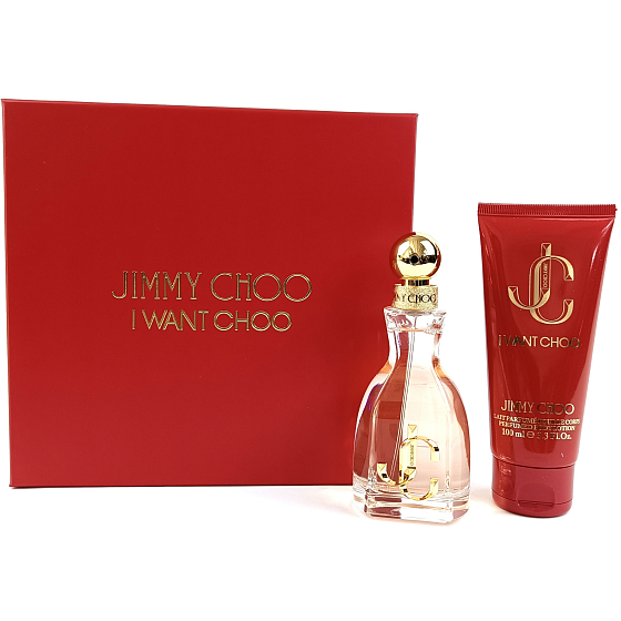 Jimmy Choo I Want Choo Eau de Parfum 60 ml + Body Lotion 100 ml, gift set for women