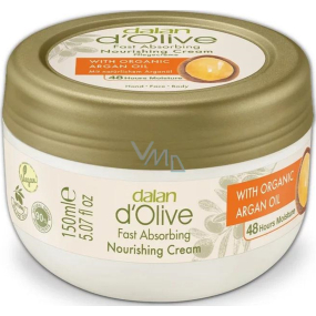 Dalan d Olive Nourishing Cream Hand and Body Cream with Argan Oil for normal to dry skin 150 ml
