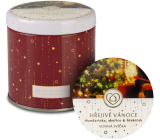 Heart & Home Warm Christmas soy scented candle in a tin burns up to 30 hours 125 g