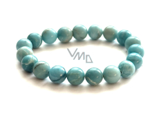 Larimar bracelet 10mm/16 - 17cm, love, peace, balance