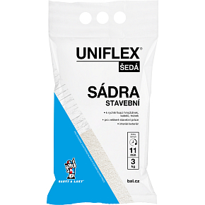 Uniflex grey plaster, construction, 3 kg